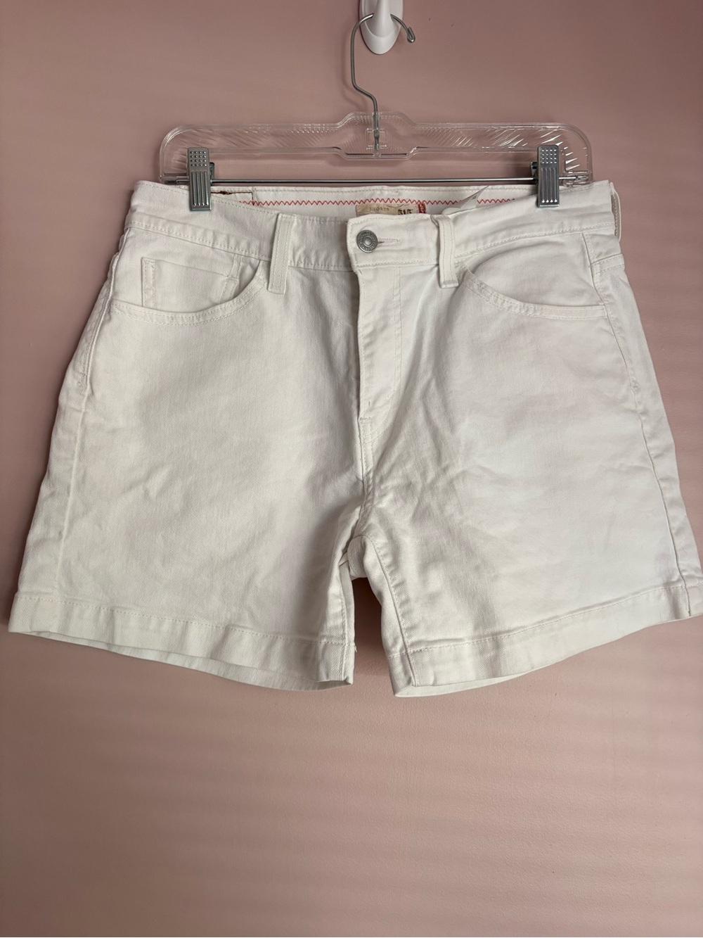 💚Levi's 515 White Women's Denim Jean Shorts